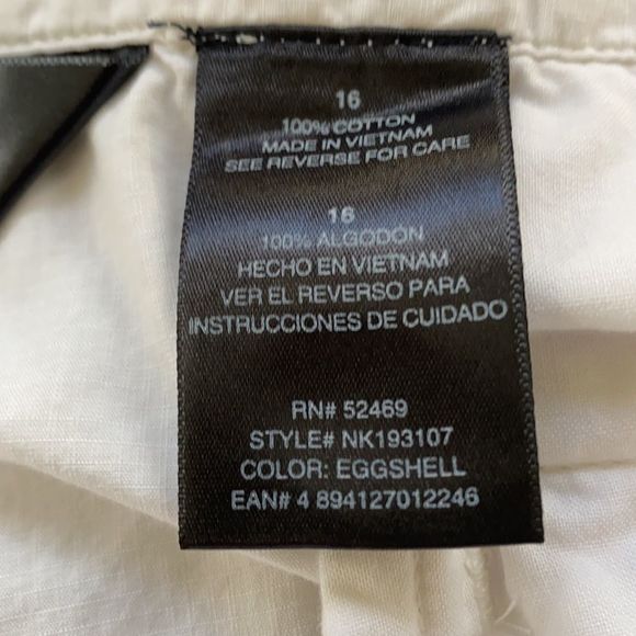 🆑️White Drawstring Cotton Capri Pant - Picture 7 of 10